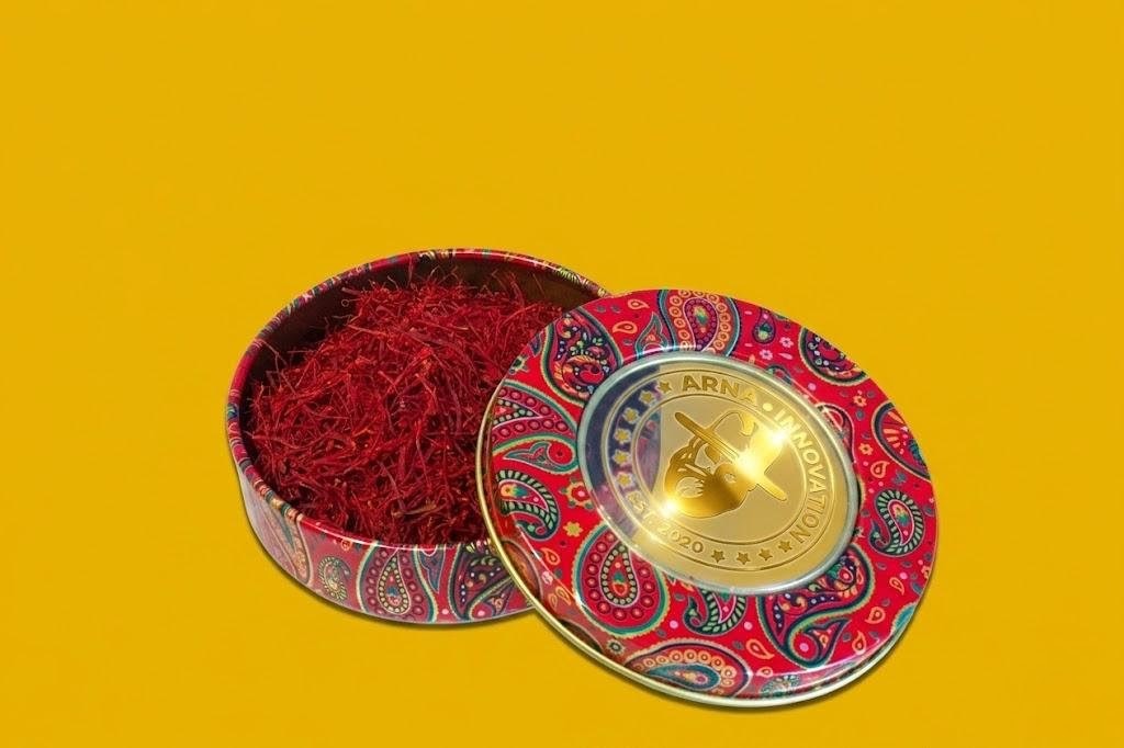 ARNA INNOVATION 3gr Premium Saffron Experience the world's finest culinary gold with ARNA Innovation's Premium Saffron (3g). Hand-harvested for unmatched aroma, deep crimson color, and intense flavor potency to elevate your signature dishes.